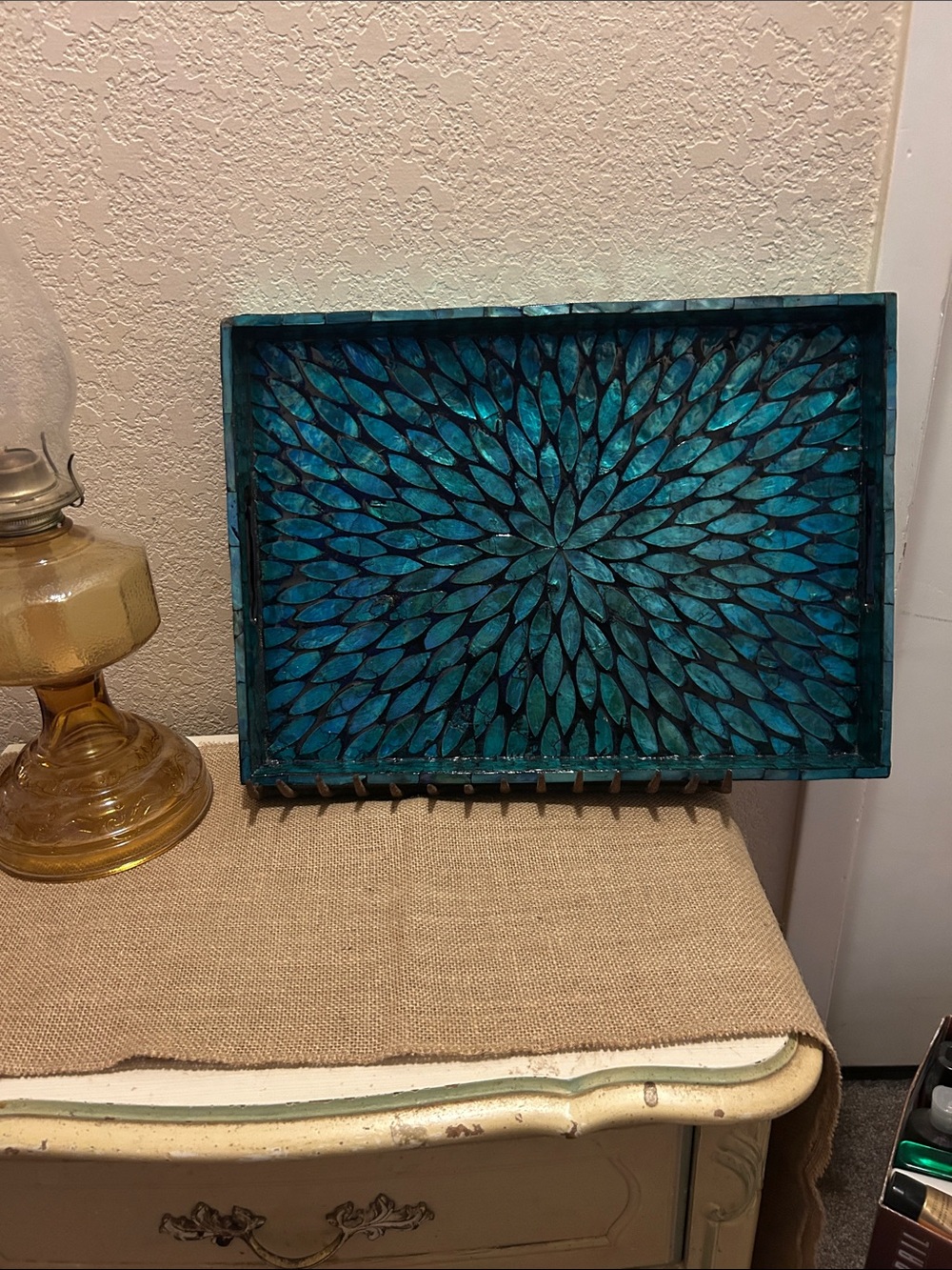 Teal Petal Mosaic Beautiful